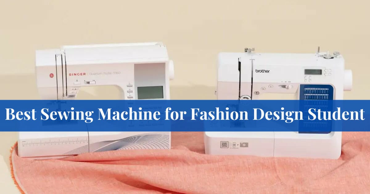 sewing machine for a fashion design student