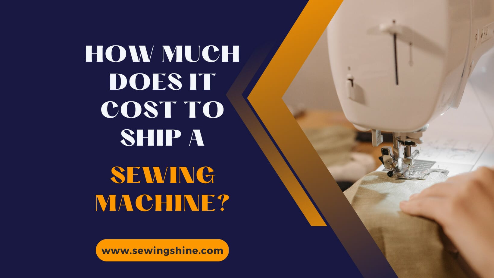 How Much Does It Cost To Ship A Sewing Machine