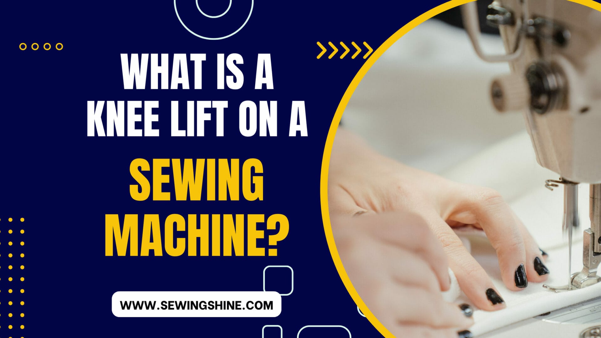 What Is A Knee Lift On A Sewing Machine