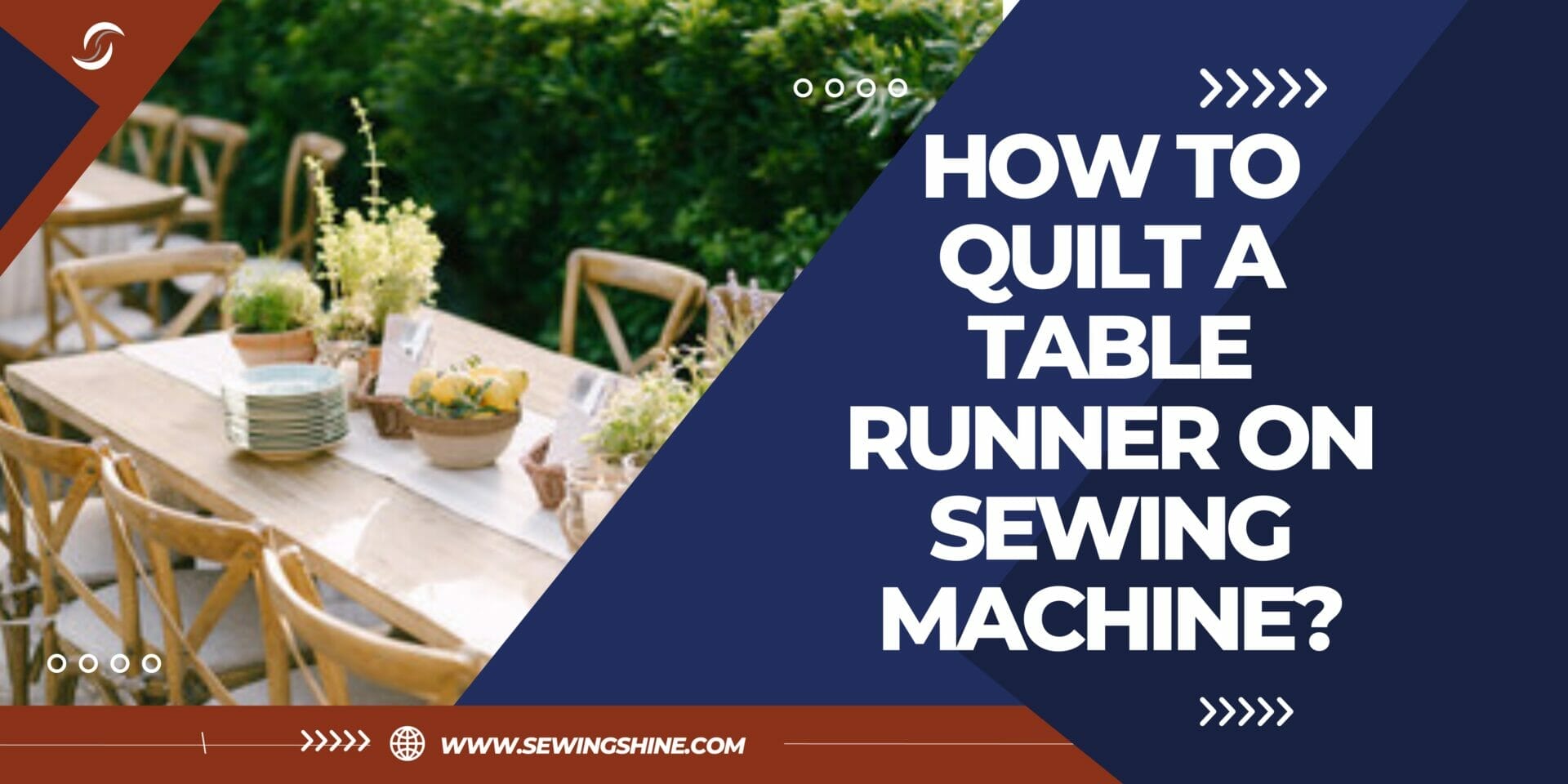 How To Quilt A Table Runner On Sewing Machine